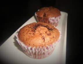 Muffins au chocolat et aux pépites de chocolat