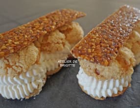 Un éclair tout choux vanille et citron