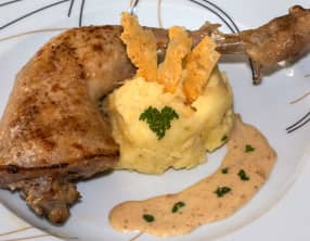 Poulet de Bresse au Comté