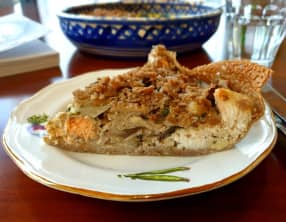 Tourte crumble de poisson au blé noir