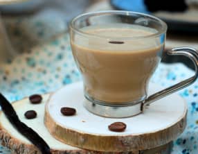 Crème anglaise à la vanille et au café