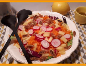 Salade sucrée salée de carottes