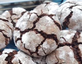 Crinkles au chocolat