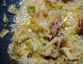 Embeurrée de chou à la coppa