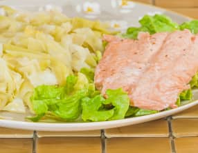 Chou pointu au saumon