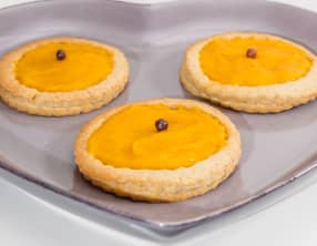 Sablés légers à la crème d'abricot