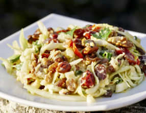 Salade alcaline à l'houmous