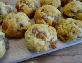 Cookies aux lardons et emmental