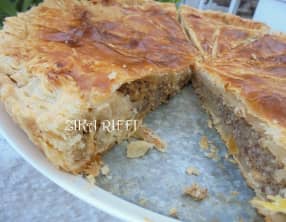 Galette feuilletée aux noix et à la cannelle