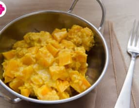 Dahl de butternut et lentilles corail au lait de coco