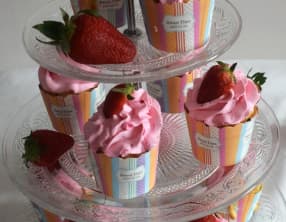 Cupcakes à la fraise