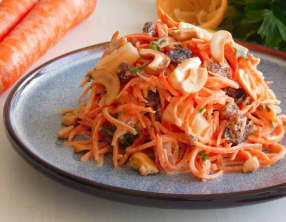 Salade fraîcheur carottes et ananas