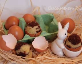 Oeufs marbrés surprise