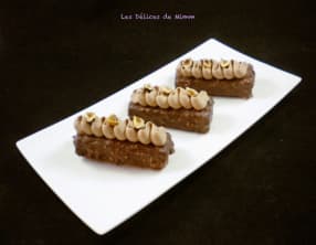 Fingers moelleux et ganache au gianduja