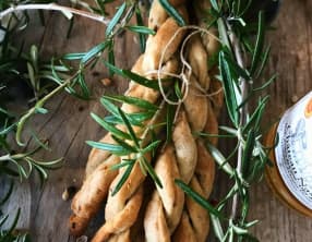 Gressins aux trois baies