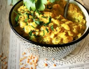 Dahl de lentilles corail