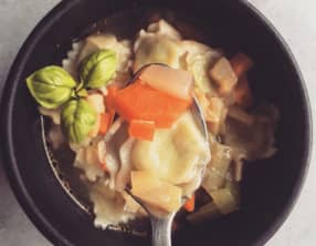 Soupe de ravioles