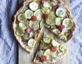 Tarte courgette saint Moret