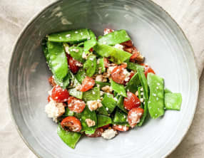 Salade de pois gourmands