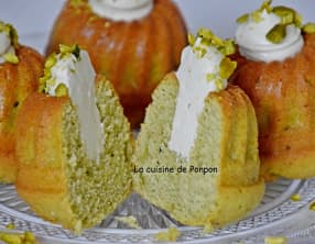 Muffin fondant à la pistache