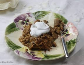 Crumble de poires 