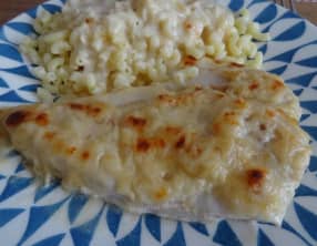 Poulet gratiné à la bourguignonne