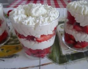 Fraises à la chantilly au Grand-Marnier