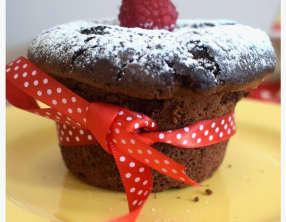 Fondant chocolat gingembre framboise