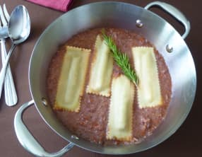 Les ravioles finger d’agneau