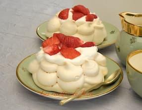 Pavlova aux fraises
