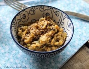 Curry de lentilles corail