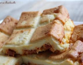 Quiche sans pâte aillets chorizo