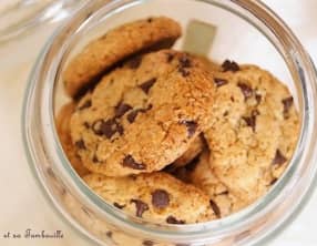 Cookies aux noisettes et pépites de chocolat