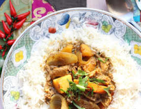 Curry de Macao aux restes de viandes