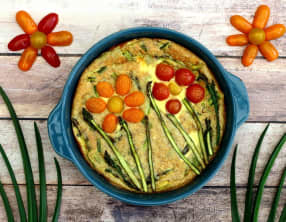 Quiche aux asperges vertes