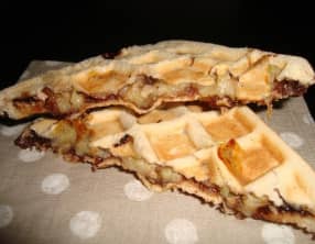 Croque-gaufre banane-Nutella