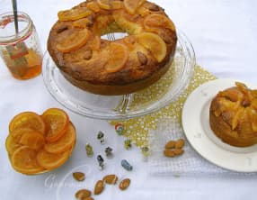 Gâteau des rois aux oranges confites