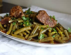 Mijoté de haricots verts frais au bœuf et anecdotes