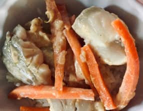 Filet de lieu noir au curry