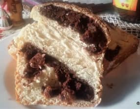 Brioche aux noix et chocolat