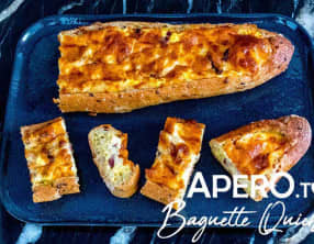 Baguette quiche