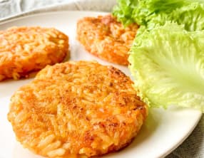 Galettes de riz et courge