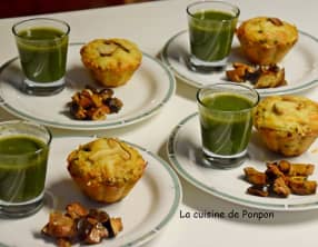 Muffin aux champignons des bois
