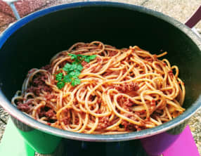 Spaghettis à la bolognaise maison