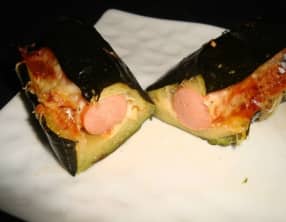 Courgettes façon Hot-Dog