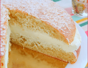 Tarte tropézienne ou brioche à la crème vegan