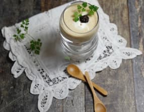 Crème truffée au café et mousse mascarpone