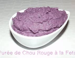 Purée de chou rouge à la feta