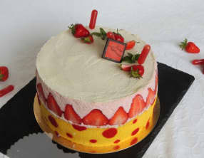 Comme un fraisier carrément fraise