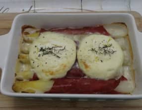 Asperges au bresaola et fleur de nuit St-Georges